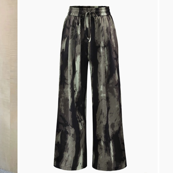 Pants - Tie-dye drawstring, wide, leg pants NWT